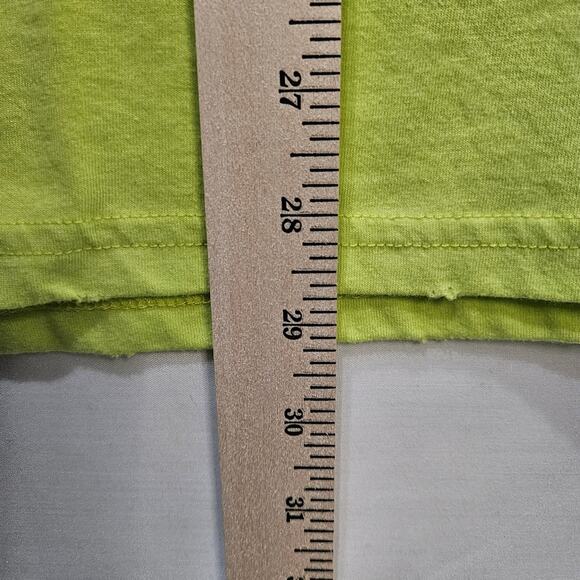 Chemistry Shirt Oversized Distressed Corvette Short Sleeve Green Large - Picture 8 of 8